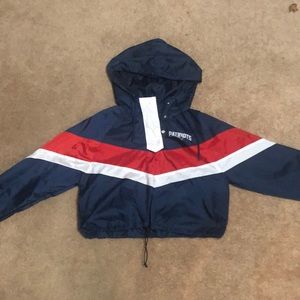 Patriots Cropped Wind Breaker